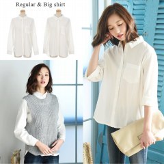 [レギュラーorオーバー]ベーシックシャツ