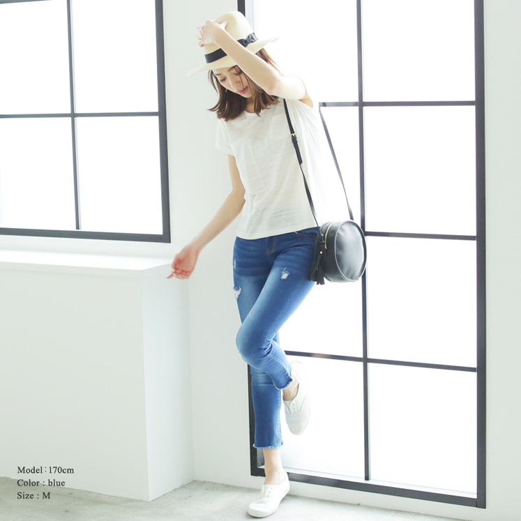 カットオフスキニーデニム