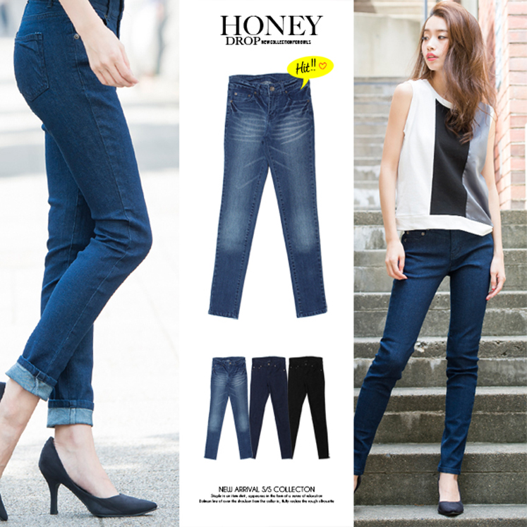 ハイウエストデニムパンツ