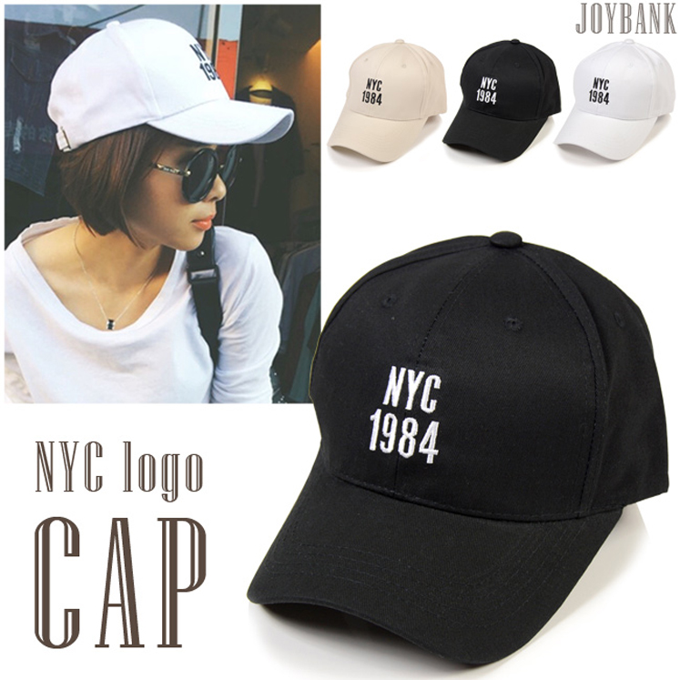 ロゴ刺繍キャップ