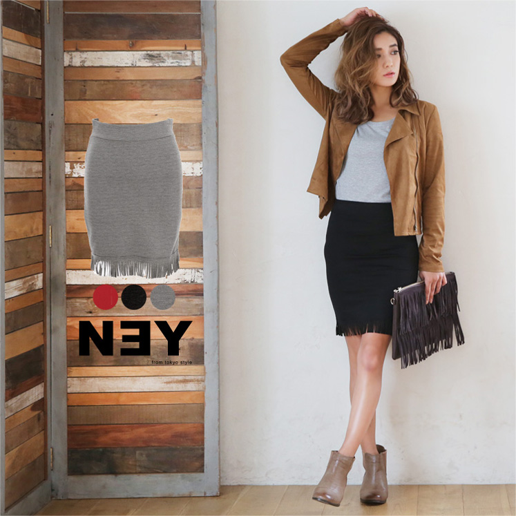 フリンジミニスカート