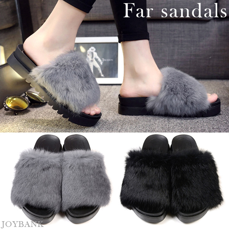 ファーサンダル