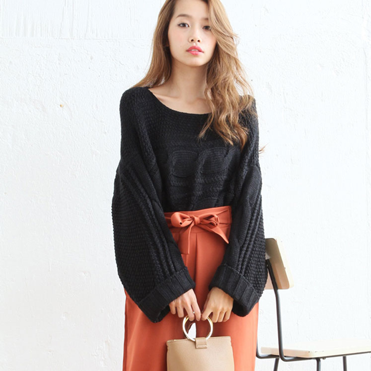 カシミヤタッチドルマンニット