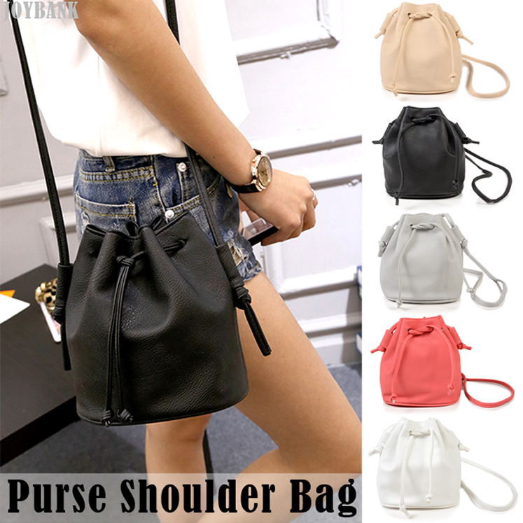 巾着型ショルダーバッグ